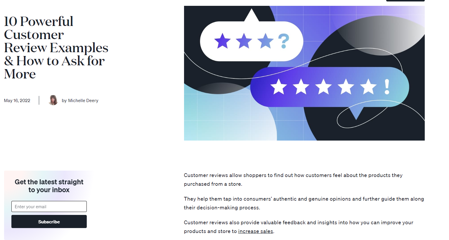 10 Powerful Customer Review Examples & How to Ask for More